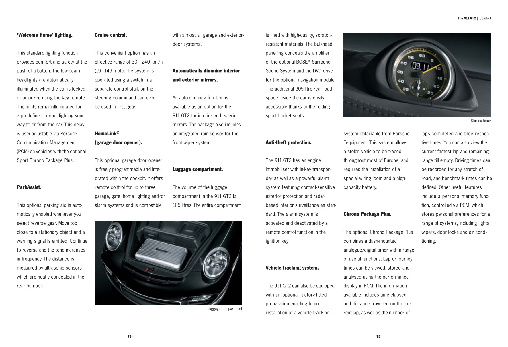 2008 Porsche 911 GT2 Brochure Page 52